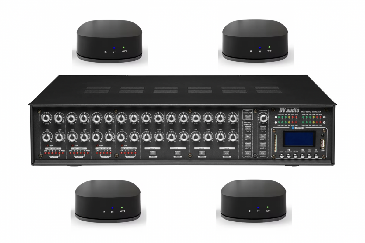 Комплект DV audio МА40604WMP - мультирум на 4-зони
